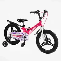 Детский велосипед 18" Corso Connect, магниевая рама, литые диски, собранный на 75%. Pink (162280)