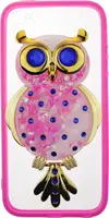 Чохол-накладка TOTO TPU Case Decorative Stones IPhone 5/5S/SE Owl Pink