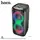 Акустика-караоке HOCO Precious RGB Light BT speaker DS54 |BT5.0, TWS, TF/USB/AUX, 25Wx2, 3H, 1mic, remorte|