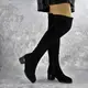 Ботфорты женские Fashion Skye 2178 40 размер 25,5 см Черный