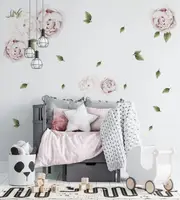 Детские стикеры Пионы 40х80см, 3 листа 120х80см 15082110