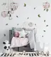 Детские стикеры Пионы 40х80см, 3 листа 120х80см 15082110