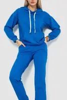 Спорт костюм жіночий з капюшоном, колір електрик, 226R1284