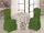 Чехол на стул с юбкой Зеленый Home Collection Evibu Турция 50112
