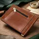 Мужской кожаный зажим для денег GRANDE PELLE 11474 Коричневый