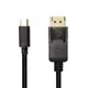 Кабель PowerPlant USB Type-C 3.1 Thunderbolt 3(M) - DisplayPort(M), 4K, 3 м