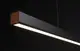 Люстра светодиодная подвесная LED светильник для квартиры на потолок лэд 27353 Черный 15-100х6х120 см.