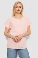 Футболка женская однотонная, цвет персиковый, 244R2300