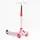 Самокат трехколесный Skyper, колеса PU 125 х 40 мм со светом, музыка, руль складной. Pink (153242)