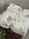 Плед двухсторонний муслиновый евро L&M Home Textiles 20294 200х220 см голубой
