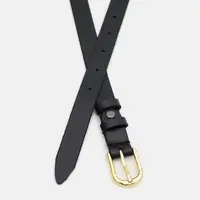 Жіночий ремінь шкіряний Borsa Leather 100v1genw48-black