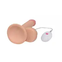 Вібромасажер 7.5" The Ultra Soft Dude, Flesh Vibrating
