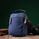 Удобная небольшая мужская сумка из плотного текстиля Vintage 22221 Синий