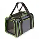 Сумка переноска для кошек и собак 66x38x26 см CosmoPet CP-05 (S) Grey-Green