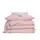 Подростковое постельное белье с простыней на резинке PINK CHECK