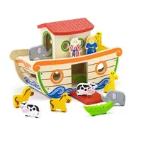 Дерев"яний сортер Viga Toys Ковчег зі звірятами 51625