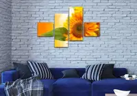 Модульні картини, на Полотні син., 75x120 см, (25x30-2/65х25-2)