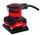 Машина плоскошліфувальна MPT "PROFI", 240 Вт, 110х110 мм, 14000 об/хв. Black and Red (MPS2403)