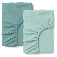 Набор простыней на резинке из вареного хлопка 180х200 FRESH LAGOON