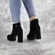Ботильоны женские Fashion Smooches 2408 39 размер 25 см Черный