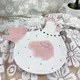 Тарелка керамическая Курица Пасха 6793 23х20 см белая