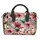 Сумка бочонок Barrel Цветы с серыми ручками 28x18x17 см (SB_TFL001_SE)