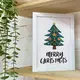 Постер в рамке Marry Christmas 21х30см, A4 (WMT4_23NG011_WH)