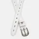 Женский кожаный ремень Borsa Leather Cv1zk-049w-white