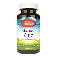 Витамины и минералы Carlson Labs Chelated Zinc, 250 таблеток