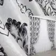 Комплект штор (2шт. 1,5х2,75м.) блэкаут-софт, коллекция "Корона". Цвет серый с черным. Код 1273ш (Б) 33-0112