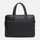 Мужская кожаная сумка Borsa Leather K16613-1-black