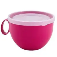 Чашка с крышкой Stenson 168006-pink 500 мл розовая