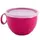 Чашка с крышкой Stenson 168006-pink 500 мл розовая