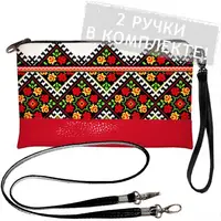 Клатч через плечо 25x15 см (KL_GL_UKR031_KR)