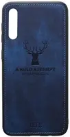 Чехол-накладка TOTO Deer Shell With Leather Effect Case Samsung Galaxy A40 Dark Blue