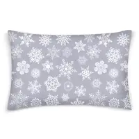 Наволочка фланель 50х70 SNOWFLAKES CS1