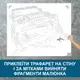 Трафарет для покраски, автомобиль, одноразовый из самоклеющей пленки в двух размерах 116 х 140 см