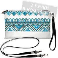 Клатч через плечо 25x15 см (KL_GL_15UKR013_WH)