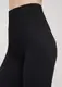 Леггинсы женские в рубчик с пуш-ап LEGGINGS RIB 18865 L-XL черные