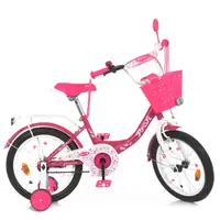 Велосипед детский PROF1 Y1613-1 16 дюймов, розовый