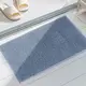 Коврик для ванны и душа мягкий длинный ворс 40*60 Bathlux, нескользящий ковер, Голубой