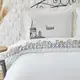 Постельное белье Karaca Home - Galata siyah черный евро