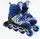 Роликовые коньки 728-S Best Roller колеса PU светящиеся. Blue (размер 29-33) (173862)