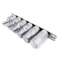 Набор головок 6-гранных для маслосливных пробок, 6пр., 1/2''(8,10,12,14,17,19мм)