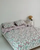 Постільна білизна сімейна Dushka Home Сатин 21060 160х215х2 см