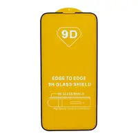 Захисне скло 9D Full Glue для iPhone 14 / 13 / 13 Pro, Black