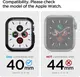 Чехол и ремешок Spigen для Apple Watch Series SE/6/5/4 (41/40mm) Rugged Armor Pro 2 in 1, Black (ACS00546)