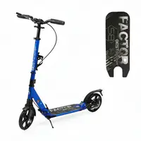 Самокат двоколісний Best Scooter Factor BS-902 із амортизатором PU колеса. Blue and Black (191064)