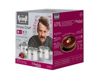 Набор кастрюль Krauff 26-303-013 6 предметов серебристый