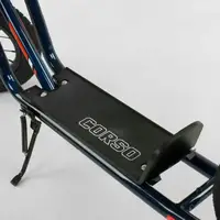 Самокат дитячий "Corso" надувні колеса 12 "+ ручний переднє гальмо. Black (86798)